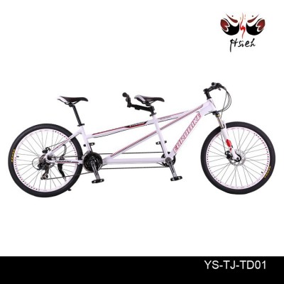 light aluminum alloy 6061 21S or 24S and fork with suspension tandem bike bicycle