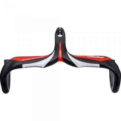 Factory direct sales 28.6mm 3K Glossy carbon integrated handlebar